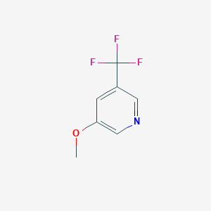 molecular formula C7H6F3NO B1316661 3-Methoxy-5-(trifluoromethyl)pyridine CAS No. 1211528-48-1