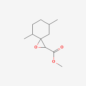 molecular formula C11H18O3 B13166685 Methyl 4,7-dimethyl-1-oxaspiro[2.5]octane-2-carboxylate 