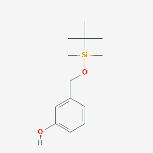 molecular formula C13H22O2Si B1316669 3-({[叔丁基(二甲基)甲硅烷基]氧基}甲基)苯酚 CAS No. 96013-78-4