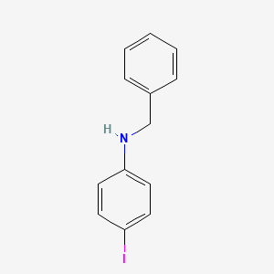 molecular formula C13H12IN B1316671 N-苄基-4-碘苯胺 CAS No. 3526-49-6