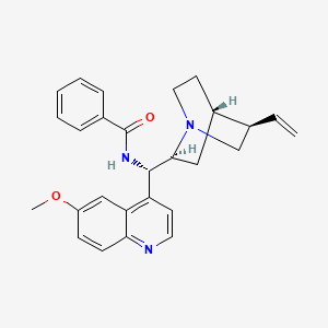 N-((S)-(6-Methoxyquinolin-4-yl)((1S,2S,4S,5R)-5-vinylquinuclidin-2-yl)methyl)benzamide