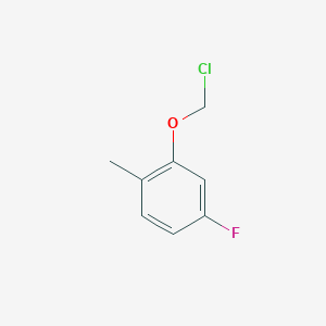 2-(Chloromethoxy)-4-fluoro-1-methylbenzene