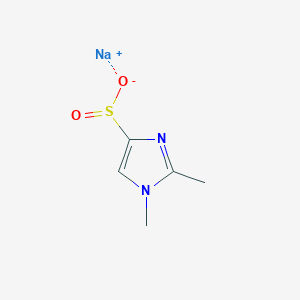 Sodium 1,2-dimethyl-1H-imidazole-4-sulfinate