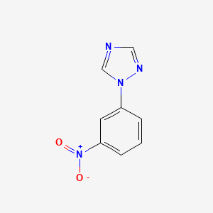 molecular formula C8H6N4O2 B1316674 1-(3-硝基苯基)-1H-1,2,4-三唑 CAS No. 25688-23-7