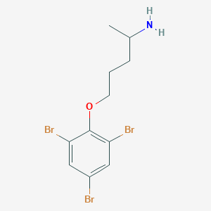 2-[(4-Aminopentyl)oxy]-1,3,5-tribromobenzene