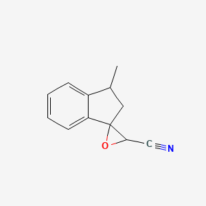 3-Methyl-2,3-dihydrospiro[indene-1,2'-oxirane]-3'-carbonitrile