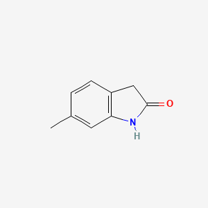 molecular formula C9H9NO B1316679 6-甲基吲哚-2-酮 CAS No. 56341-38-9