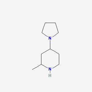 2-Methyl-4-(pyrrolidin-1-yl)piperidine