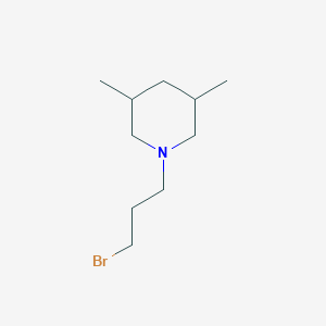 1-(3-Bromopropyl)-3,5-dimethylpiperidine