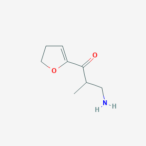 3-Amino-1-(4,5-dihydrofuran-2-yl)-2-methylpropan-1-one