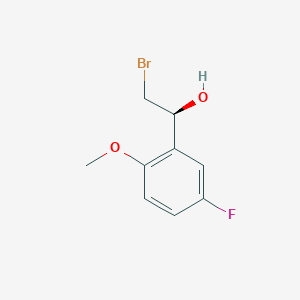 (1S)-2-bromo-1-(5-fluoro-2-methoxyphenyl)ethanol