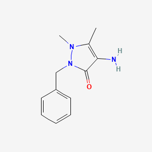 4-amino-2-benzyl-1,5-dimethyl-2,3-dihydro-1H-pyrazol-3-one