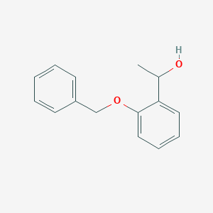 molecular formula C15H16O2 B1316705 1-(2-(Benzyloxy)phenyl)ethanol CAS No. 94001-66-8