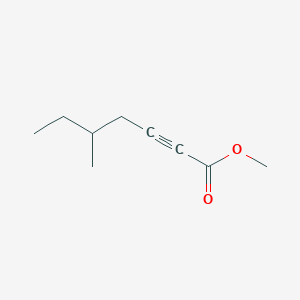 molecular formula C9H14O2 B13167117 Methyl 5-methylhept-2-ynoate 