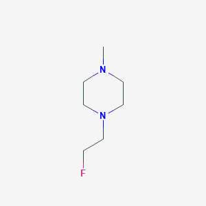 molecular formula C7H15FN2 B13167131 1-(2-Fluoroethyl)-4-methylpiperazine 