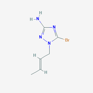 5-Bromo-1-(but-2-en-1-yl)-1H-1,2,4-triazol-3-amine