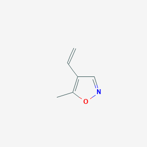 molecular formula C6H7NO B13167178 4-Ethenyl-5-methyl-1,2-oxazole 