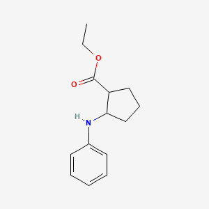 molecular formula C14H19NO2 B1316718 Ethyl 2-Anilinocyclopentanecarboxylate CAS No. 101114-33-4