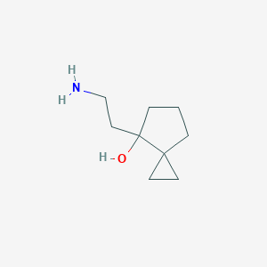 4-(2-Aminoethyl)spiro[2.4]heptan-4-ol