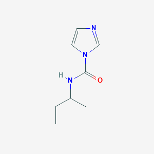 molecular formula C8H13N3O B13167197 N-(sec-butyl)-1H-imidazole-1-carboxamide 