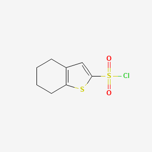 B1316721 4,5,6,7-Tetrahydro-1-benzothiophene-2-sulfonyl chloride CAS No. 128852-17-5