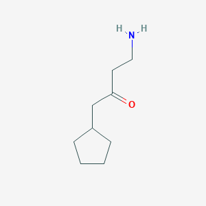 4-Amino-1-cyclopentylbutan-2-one