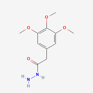 molecular formula C11H16N2O4 B1316723 2-(3,4,5-三甲氧基苯基)乙酰肼 CAS No. 34547-25-6