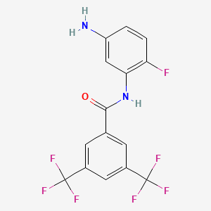 N-(5-Amino-2-fluorophenyl)-3,5-bis(trifluoromethyl)benzamide