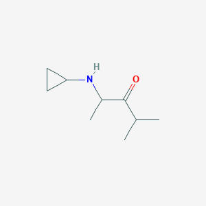 2-(Cyclopropylamino)-4-methylpentan-3-one