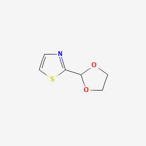 B1316730 2-(1,3-Dioxolan-2-yl)thiazole CAS No. 24295-04-3