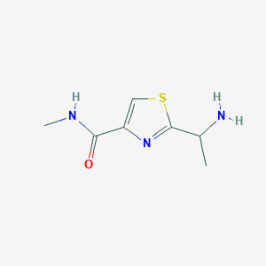 2-(1-aminoethyl)-N-methyl-1,3-thiazole-4-carboxamide