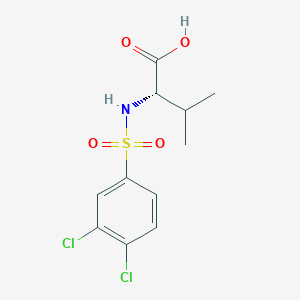 (2S)-2-(3,4-Dichlorobenzenesulfonamido)-3-methylbutanoic acid