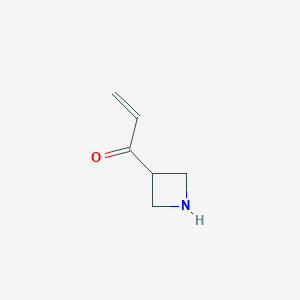 molecular formula C6H9NO B13167361 1-(Azetidin-3-yl)prop-2-en-1-one 