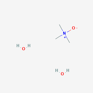 molecular formula C3H13NO3 B131674 三甲胺 N-氧化物二水合物 CAS No. 62637-93-8