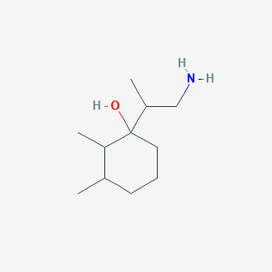 1-(1-Aminopropan-2-yl)-2,3-dimethylcyclohexan-1-ol