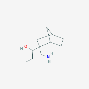 1-[2-(Aminomethyl)bicyclo[2.2.1]heptan-2-yl]propan-1-ol