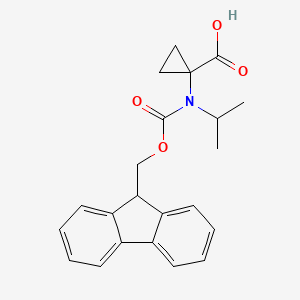 1-({[(9H-fluoren-9-yl)methoxy]carbonyl}(propan-2-yl)amino)cyclopropane-1-carboxylic acid