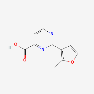 2-(2-Methylfuran-3-yl)pyrimidine-4-carboxylic acid