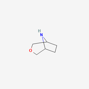 molecular formula C6H11NO B1316749 3-氧杂-8-氮杂双环[3.2.1]辛烷 CAS No. 280-07-9