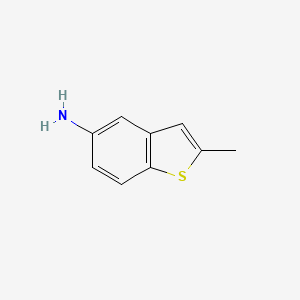 molecular formula C9H9NS B13167511 2-Methyl-1-benzothiophen-5-amine 