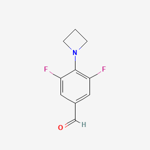 4-(Azetidin-1-yl)-3,5-difluorobenzaldehyde