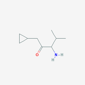 3-Amino-1-cyclopropyl-4-methylpentan-2-one