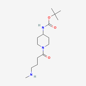 tert-butyl N-{1-[4-(methylamino)butanoyl]piperidin-4-yl}carbamate