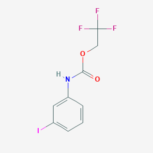 molecular formula C9H7F3INO2 B13167581 2,2,2-Trifluoroethyl (3-iodophenyl)carbamate 