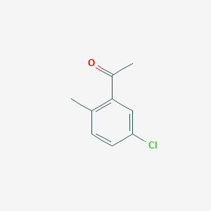 molecular formula C9H9ClO B1316759 1-(5-氯-2-甲基苯基)乙酮 CAS No. 58966-35-1