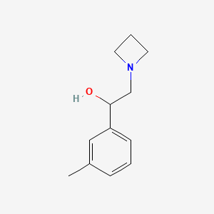 2-(Azetidin-1-yl)-1-(3-methylphenyl)ethan-1-ol