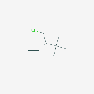 (1-Chloro-3,3-dimethylbutan-2-yl)cyclobutane