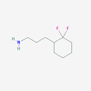 3-(2,2-Difluorocyclohexyl)propan-1-amine