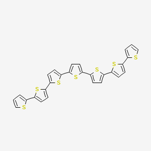 molecular formula C28H16S7 B1316766 α-七噻吩 CAS No. 86100-63-2