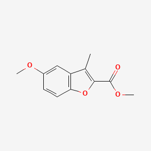 B1316769 Methyl 5-methoxy-3-methyl-1-benzofuran-2-carboxylate CAS No. 20037-18-7